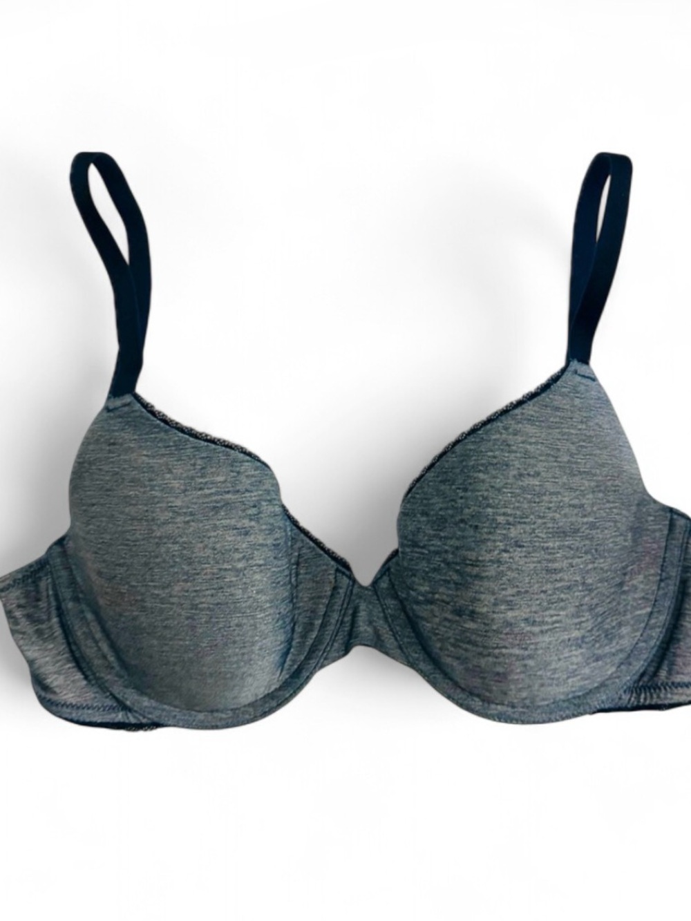 La Senza Denim Blue Underwire Tee Shirt Bra 32D